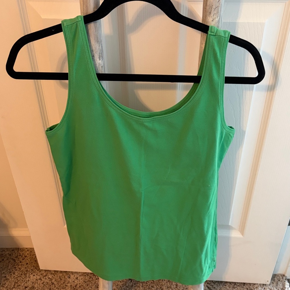 Talbots Bright Green Tank Top